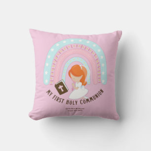 Custom First Heilige Kommune Niedlich Red Hair Gir Kissen