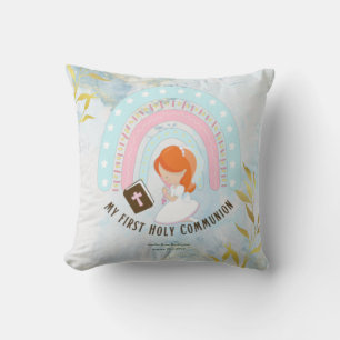 Custom First Heilige Kommune Niedlich Red Hair Gir Kissen