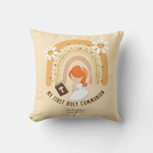 Custom First Heilige Kommune Niedlich Red Hair Gir Kissen