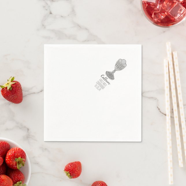 Custom First Heilige Kommunion Party Serviette (Beispiel)