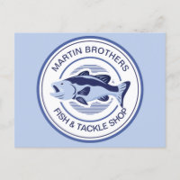 Custom Fish Tackle Shop Blue Bass Grand Opening
