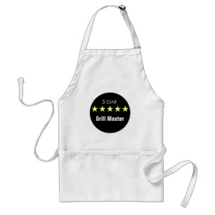 Custom Five Star Vater Koch Geschenk GRILLEN Koche Schürze