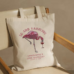 Custom Flamingo 50. Geburtstag Novelty Swag Tragetasche<br><div class="desc">Niedliche personalisierte 50. Geburtstagsparty flamingo Gag Tote Tasche. Fügen Sie Ihren Namen und Ihre Nachricht hinzu,  indem Sie auf den Button "Personalisieren" klicken,  um ein Party für Ihre Feier zu erstellen. Ein perfekter Sake für die Gäste,  um sich an diesen besonderen Meilenstein zu erinnern.</div>