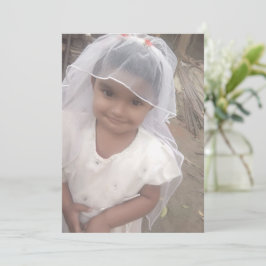 Custom Flat Announccard Ankündigung