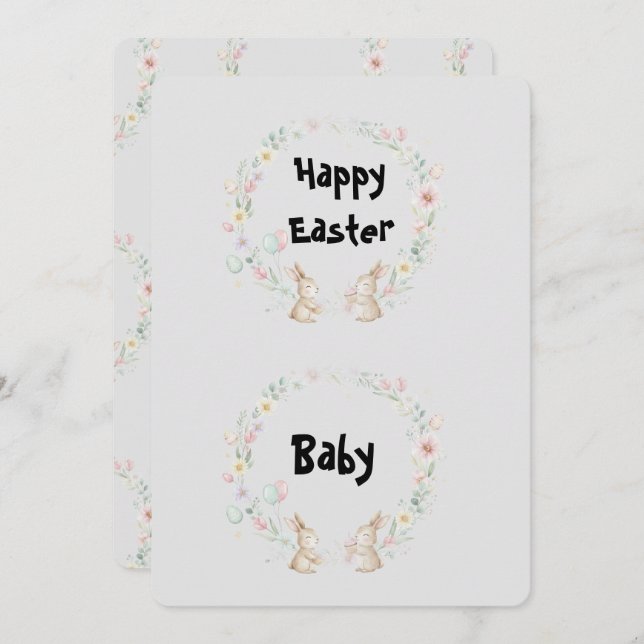 Custom Flat Photo Greeting Cards Einladung (Vorne/Hinten)