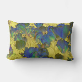 Custom Floral Print Pillow Lendenkissen