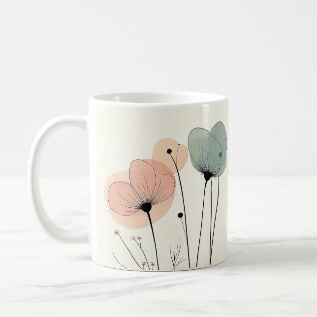 Custom Floral Tasse for Mama - Gentleme Dankbarkei (Links)