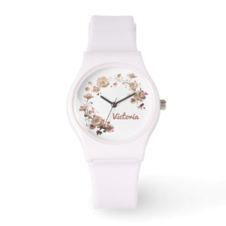 Custom Floral Watch Armbanduhr