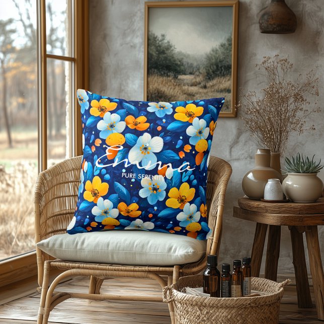 Custom Floral Wellness-Center Pilze mit Personalis Kissen (Von Creator hochgeladen)