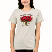 Custom Flower Farmer Floral Business Personalized