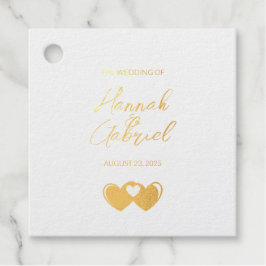 Custom Foil Favor Tags