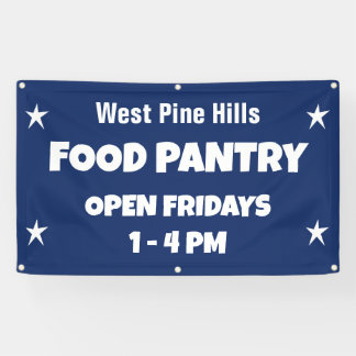 Custom Food Pantry Banner
