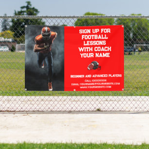 Custom Football Coach Gecoacht Klassenunterricht R Banner