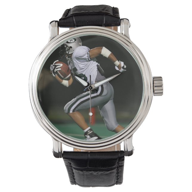 Custom Football Foto Sports Armbanduhr (Vorderseite)