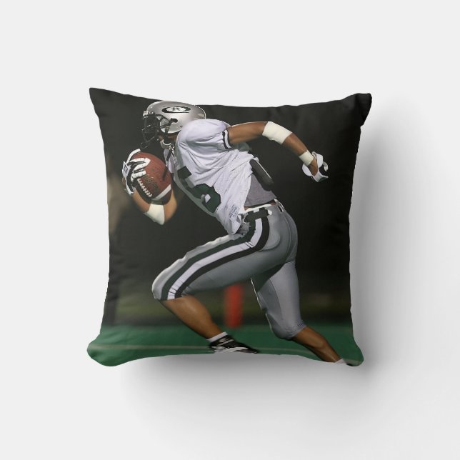 Custom Football Foto Sports Kissen (Vorderseite)