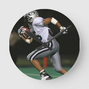 Custom Football Foto Sports Runde Wanduhr