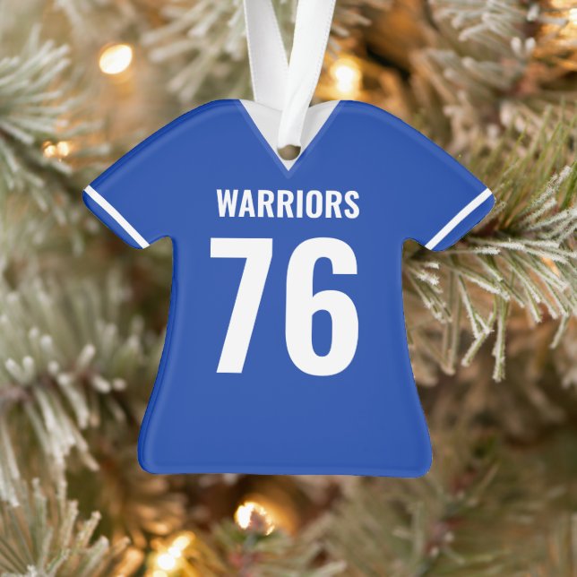 Custom Football Jersey Ornament – Personalized (Arbre)