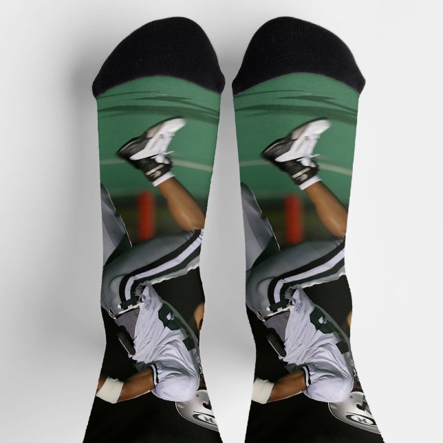 Custom Football Photo Sports Socken (Oben)