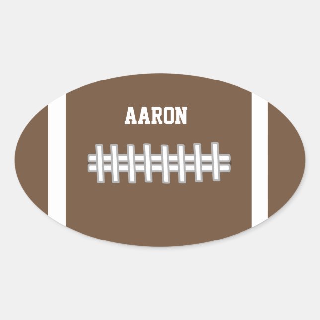 Custom Football Stickers (Vorderseite)