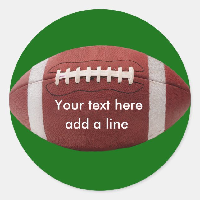 Custom Football Stickers (Vorderseite)