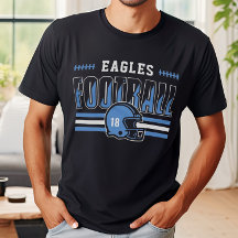 Custom Football Team Blau und Schwarze Männer