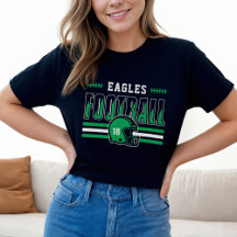 Custom Football Team Green und Black Women's