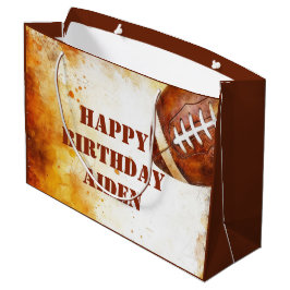 Custom Football Theme Party Große Geschenktüte