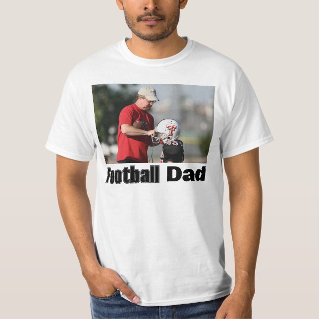 Custom Football Vater T - Shirt (Vorderseite)