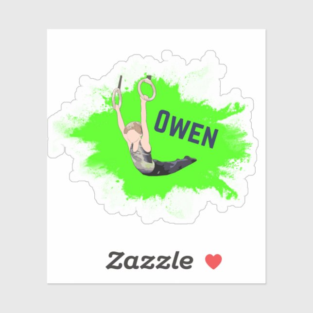 Custom for Emily Richter - Owen Aufkleber (Blatt)