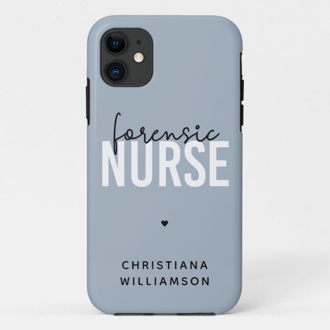 Custom Forensic Nurse | Forensic Nursing Gift Case-Mate iPhone Hülle (Rückseite)