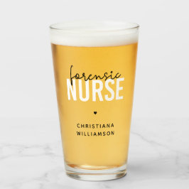 Custom Forensic Nurse | Geschenke für Kriminaltech Glas