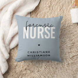 Custom Forensic Nurse | Geschenke für Kriminaltech Kissen