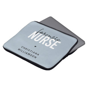 Custom Forensic Nurse   Geschenke für Kriminaltech Laptopschutzhülle