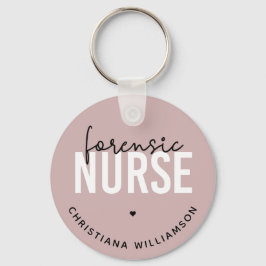 Custom Forensic Nurse | Geschenke für Kriminaltech Schlüsselanhänger