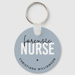Custom Forensic Nurse   Geschenke für Kriminaltech Schlüsselanhänger