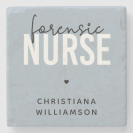 Custom Forensic Nurse | Geschenke für Kriminaltech Steinuntersetzer