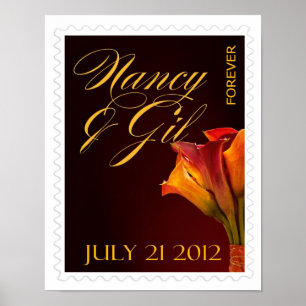 Custom Forever Poster für Hochzeiten