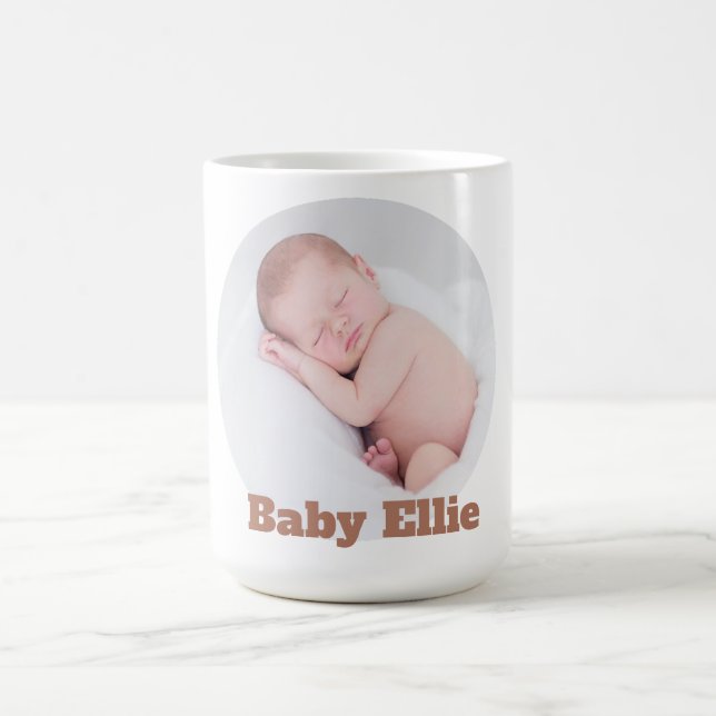 Custom Foto Baby Ellie Kaffeetasse (Mittel)