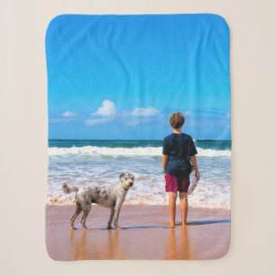 Custom Foto Baby Sherpa Blanken Ihr eigenes Design Sherpadecke