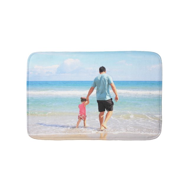 Custom Foto Bath Mat Ihre Fotos Geschenk Badematte (Vorderseite)