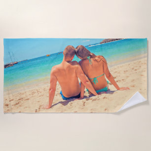 Custom Foto Beach Handtuch Ihr Design - Sommer-Lie