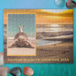 Custom Foto Beach Sunset Vacation Erinnerungen<br><div class="desc">Das Puzzle "Custom Foto Beach Sunset Vacation Erinnerungen" für Ihren Urlaub wird eine großartige Erinnerung für Ihre Familie. Personalisieren Sie das Foto mit einem aus Ihrem Urlaub,  fügen Sie den Ort und das Datum,  und Sie werden ein ewig halten für Ihre Reise.</div>