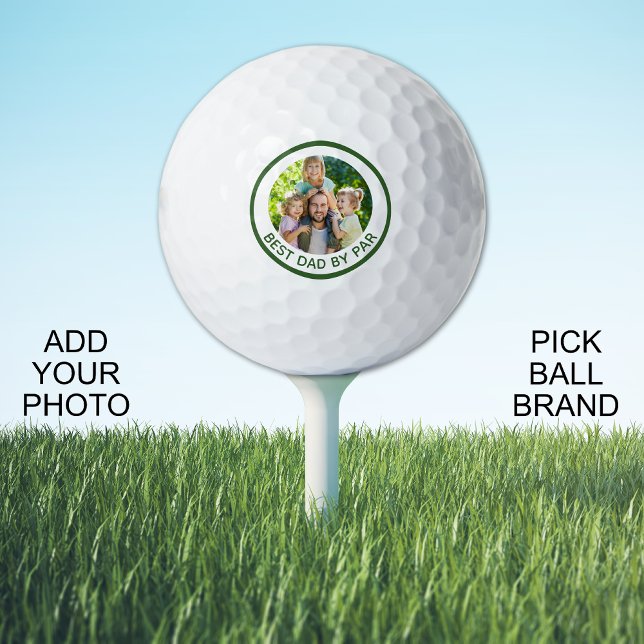 Custom Foto Best Vater Par Golf Balls Golfball (Von Creator hochgeladen)