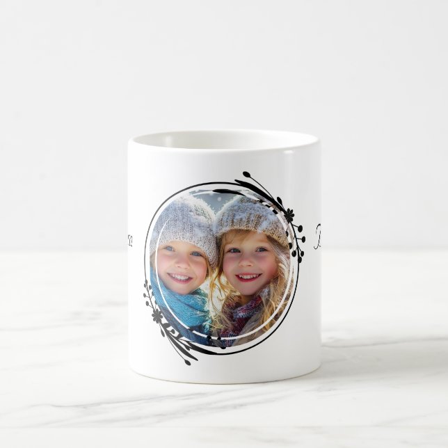 Custom Foto Beste Mutter je Tag Mütter Kaffeetasse (Mittel)