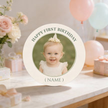 Custom Foto Birthday Sticker - Personalisiert Happ