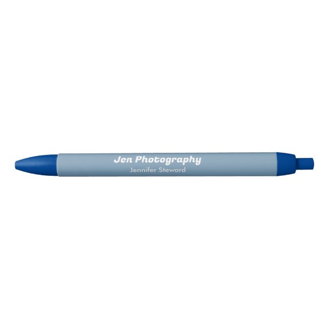 Custom Foto Blue Fotograf Kugelschreiber (Vorderseite)