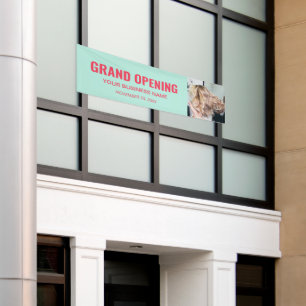 Custom Foto Business Grand Opening Marketing Banner