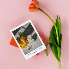 Custom Foto Candle Care Script Danke Karte