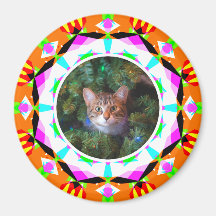 Custom Foto Christmas Cat Mama Mum Vater Orange Pi