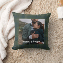 Custom Foto Christmas Merry & Bright | Modern